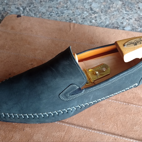 MEZLAN Men's Rare Green Suede Slipon Loafer Size 13M (27) - Picture 11 of 12